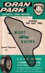Programme cover of Oran Park Raceway, 16/04/1966