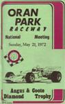 Programme cover of Oran Park Raceway, 21/05/1972