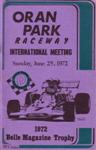 Programme cover of Oran Park Raceway, 25/06/1972