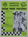 Programme cover of Oran Park Raceway, 10/06/1973