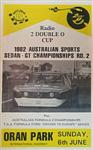 Programme cover of Oran Park Raceway, 06/06/1982