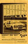 Programme cover of Oran Park Raceway, 29/05/1983