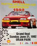 Programme cover of Oran Park Raceway, 21/06/1992