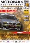 Programme cover of Oschersleben, 12/10/2003