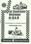 Programme cover of Osnabrück Hill Climb, 15/08/1976