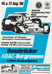 Programme cover of Osnabr&uuml;ck Hill Climb, 17/08/1986