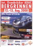 Programme cover of Osnabrück Hill Climb, 13/08/2000