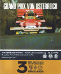 Programme cover of Österreichring, 16/08/1970