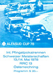 Programme cover of Österreichring, 14/05/1978