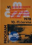 Programme cover of Ostrava, 11/06/1978