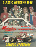 Programme cover of Oswego Speedway, 01/09/1985