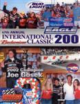 Programme cover of Oswego Speedway, 31/08/2003