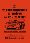 Programme cover of Ottenhöfen Hill Climb, 23/08/1981