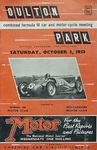 Programme cover of Oulton Park Circuit, 03/10/1953