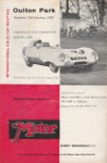 Programme cover of Oulton Park Circuit, 05/10/1957