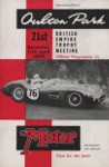 Programme cover of Oulton Park Circuit, 11/04/1959