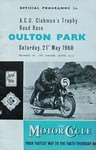 Programme cover of Oulton Park Circuit, 21/05/1960