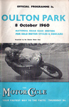 Programme cover of Oulton Park Circuit, 08/10/1960