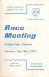 Programme cover of Oulton Park Circuit, 28/07/1962