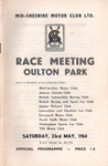 Programme cover of Oulton Park Circuit, 23/05/1964