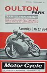 Programme cover of Oulton Park Circuit, 03/10/1964