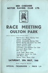 Programme cover of Oulton Park Circuit, 28/05/1966