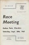 Programme cover of Oulton Park Circuit, 30/09/1967