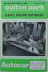 Programme cover of Oulton Park Circuit, 04/10/1969