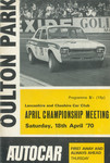 Programme cover of Oulton Park Circuit, 18/04/1970