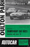 Programme cover of Oulton Park Circuit, 06/06/1970