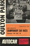 Programme cover of Oulton Park Circuit, 04/07/1970