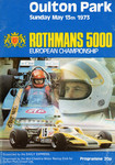 Programme cover of Oulton Park Circuit, 13/05/1973