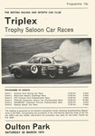 Programme cover of Oulton Park Circuit, 30/03/1974