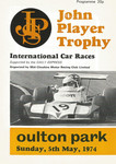 Programme cover of Oulton Park Circuit, 05/05/1974