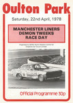 Programme cover of Oulton Park Circuit, 22/04/1978