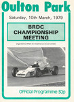 Programme cover of Oulton Park Circuit, 10/03/1979