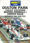 Programme cover of Oulton Park Circuit, 30/06/1979