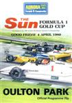Programme cover of Oulton Park Circuit, 04/04/1980