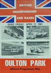 Programme cover of Oulton Park Circuit, 17/04/1981