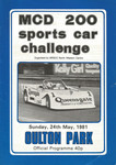 Programme cover of Oulton Park Circuit, 24/05/1981