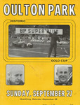 Programme cover of Oulton Park Circuit, 27/09/1981