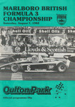 Programme cover of Oulton Park Circuit, 07/08/1982