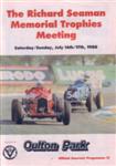 Programme cover of Oulton Park Circuit, 17/07/1988