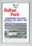 Programme cover of Oulton Park Circuit, 19/08/1989