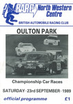 Programme cover of Oulton Park Circuit, 23/09/1989
