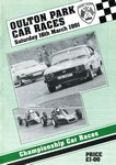 Programme cover of Oulton Park Circuit, 16/03/1991