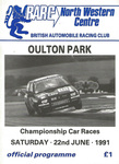 Programme cover of Oulton Park Circuit, 22/06/1991