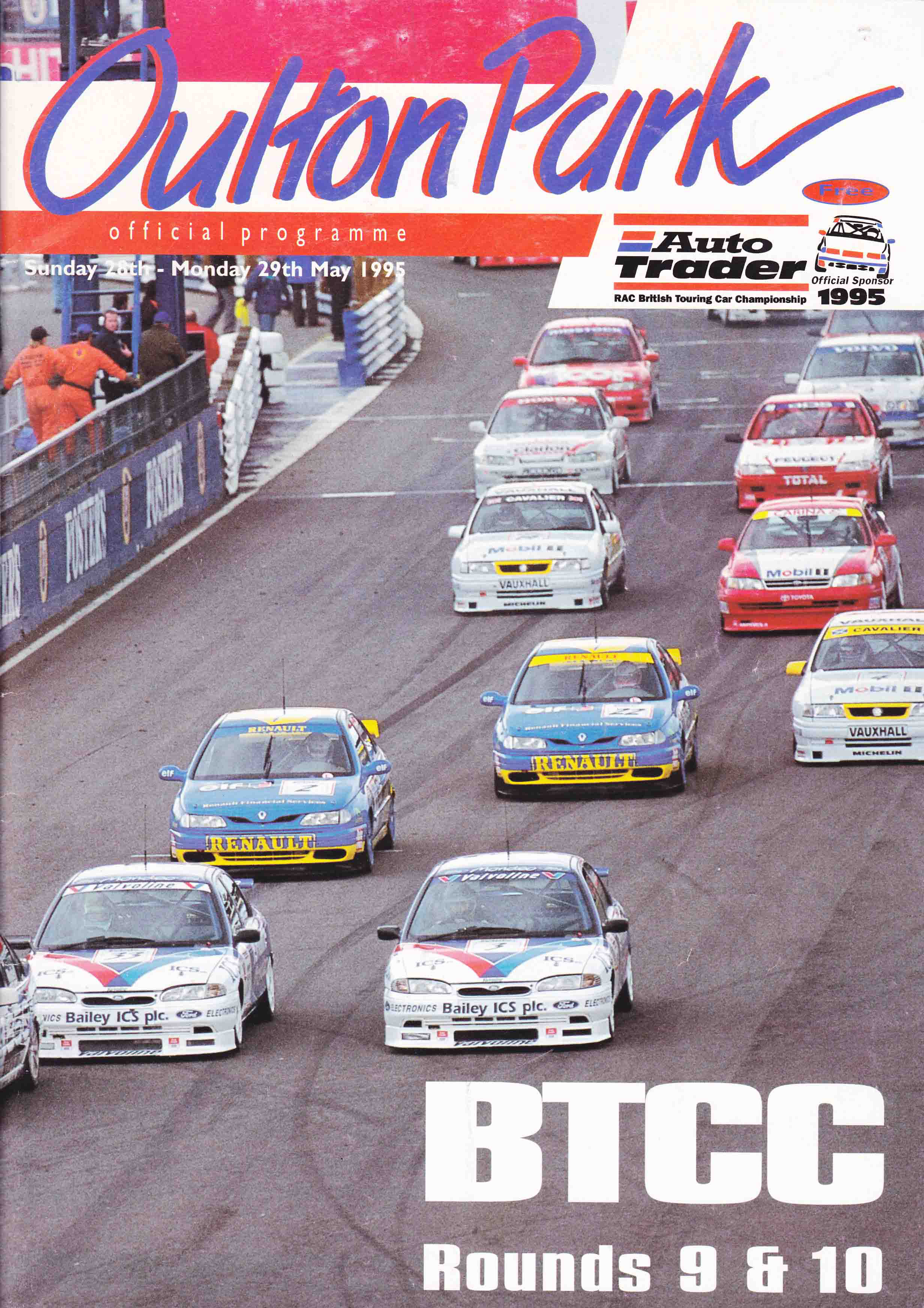 1995 BRANDS HATCH PROGRAMME 11/6/95 BTCC BRITISH TOURING CAR CHAMPIONSHIP 