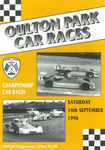 Programme cover of Oulton Park Circuit, 14/09/1996