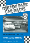 Programme cover of Oulton Park Circuit, 19/06/1999